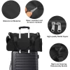 “Large capacity travel and gym bag made of waterproof oxford cloth with multiple pockets for daily use in black”