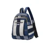 “Waterproof nylon casual backpack for women with durable lightweight design for daily use in blue.”