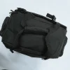 “Premium multi-carry travel bag made of durable polyester with water-resistant build, featuring 3-way carry options for gym and travel use in black.”