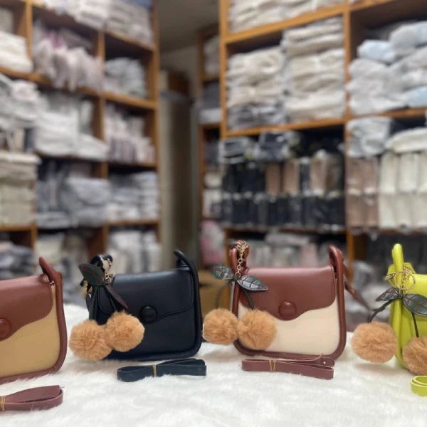Women’s PU leather crossbody and shoulder bag with compact versatile design for everyday use in multi-color display
