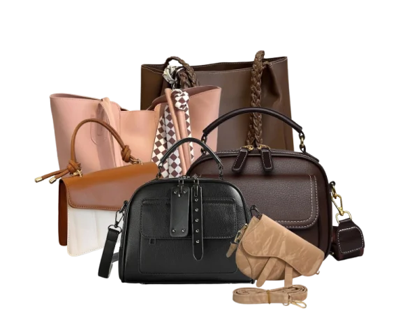 Multiple bag collection for women.